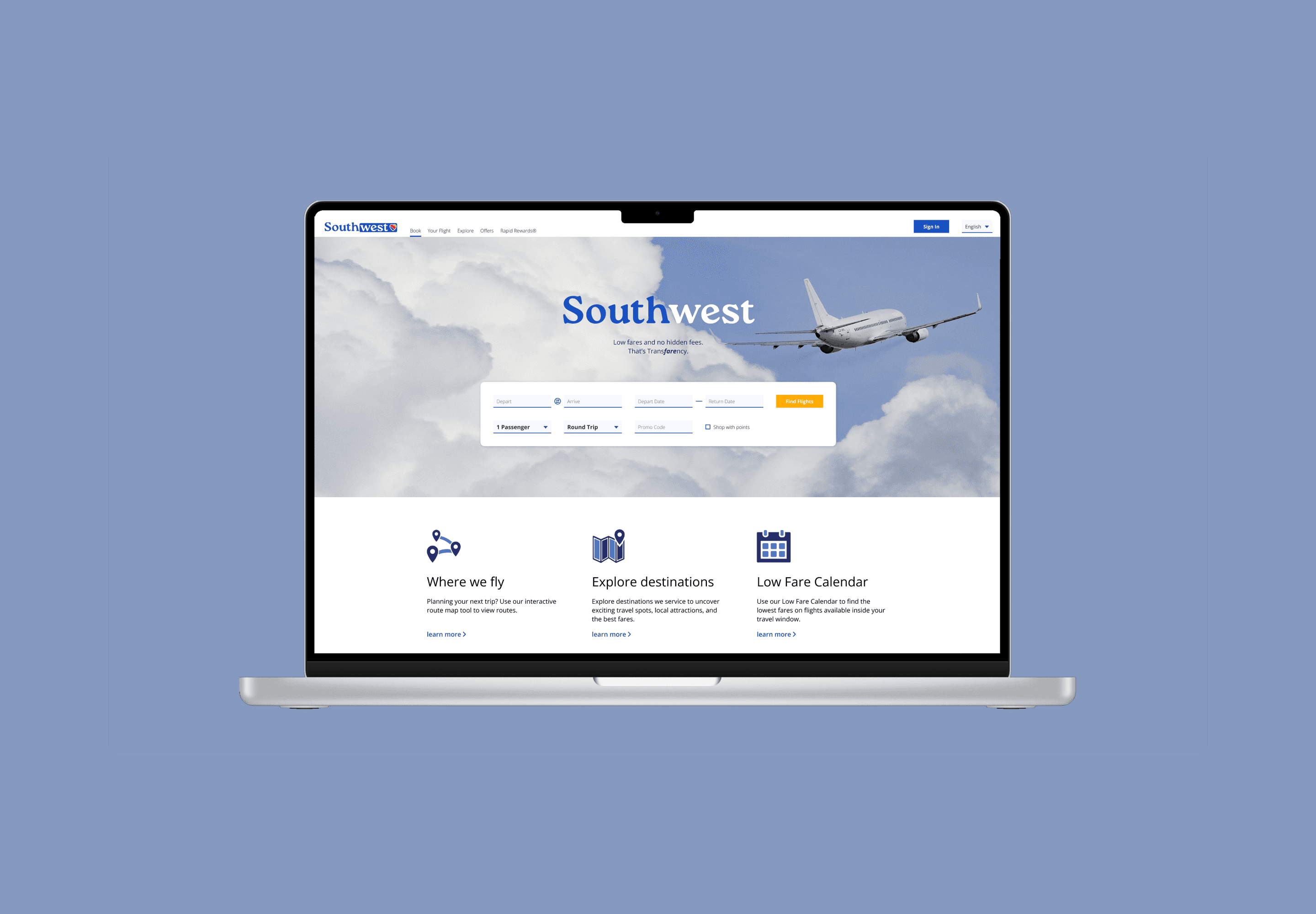 Southwest Airlines Redesign